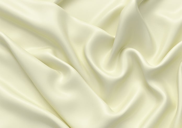 Kyoto Faux Silk, Cream - Motorised Roman Blind - Image 4